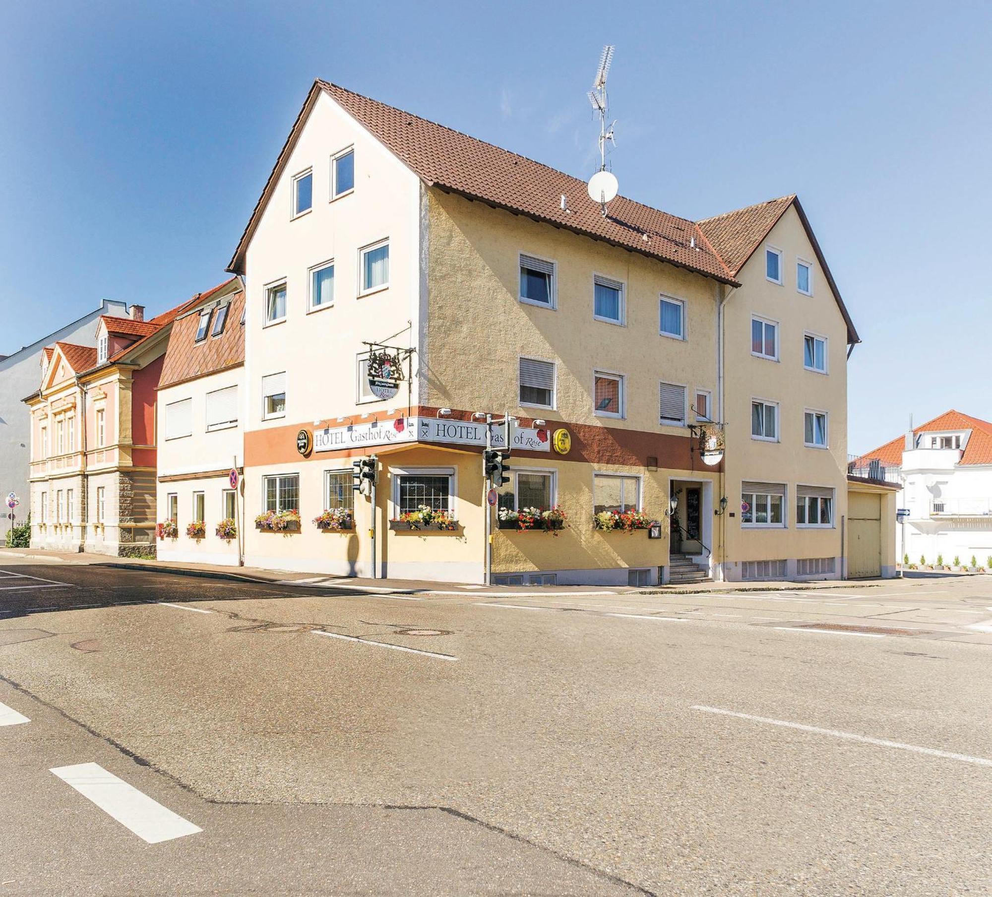Hotel Gasthof Rose Günzburg Exterior foto